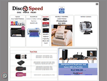 Tablet Screenshot of discspeed.co.za
